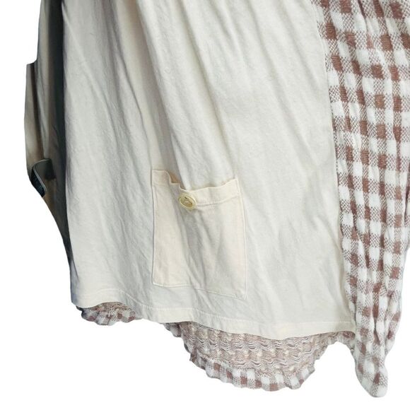 Anthropologie Knitted & Knotted Check Cardigan Knit Jacket Women’s Size XS - Picture 6 of 10